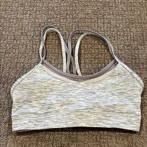 ZYIA Heathered Gray Sports Bra
